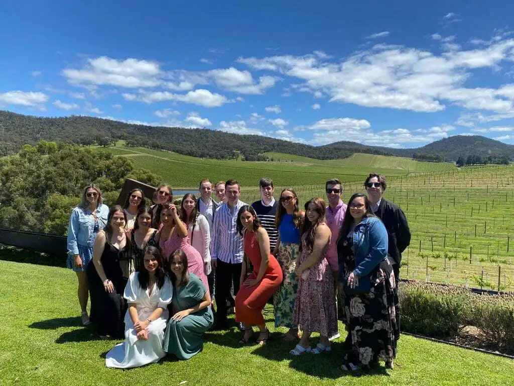 Large private tour group