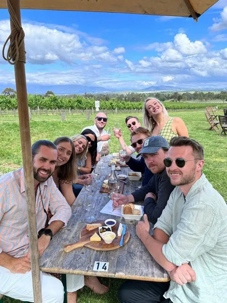 Food and drinks on a small private tour